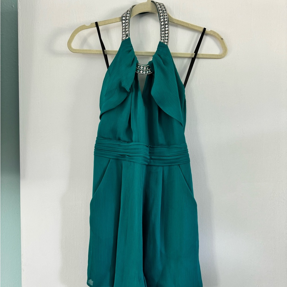 Teal Romper! Size 4